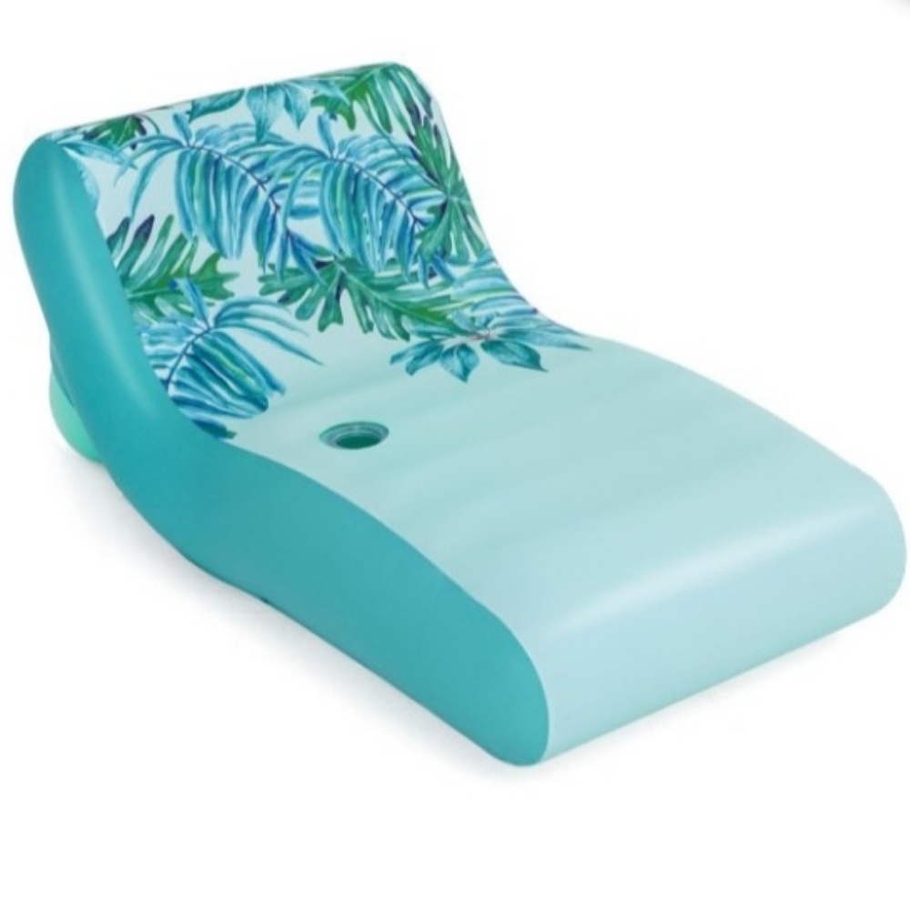 H2O GO Luxury Fabric Inflatable Pool Lounge